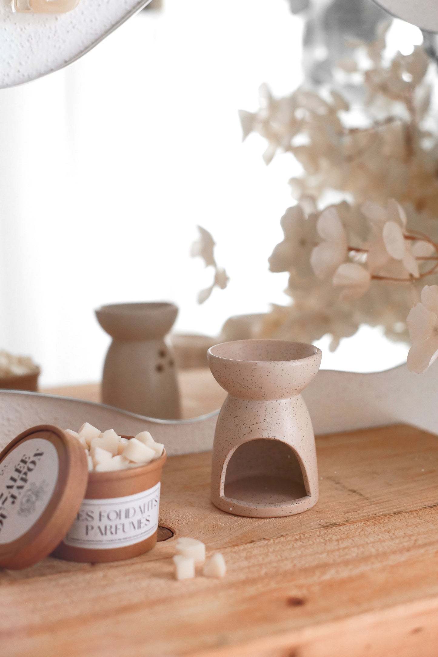 Brûle-parfum moucheté « NATURE »