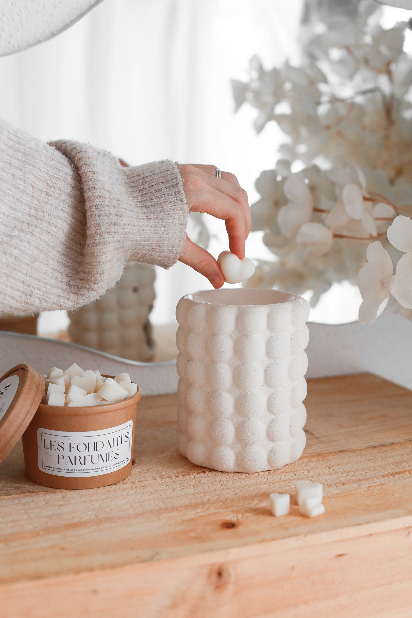 Brûle-parfum texturé « BUBBLE »