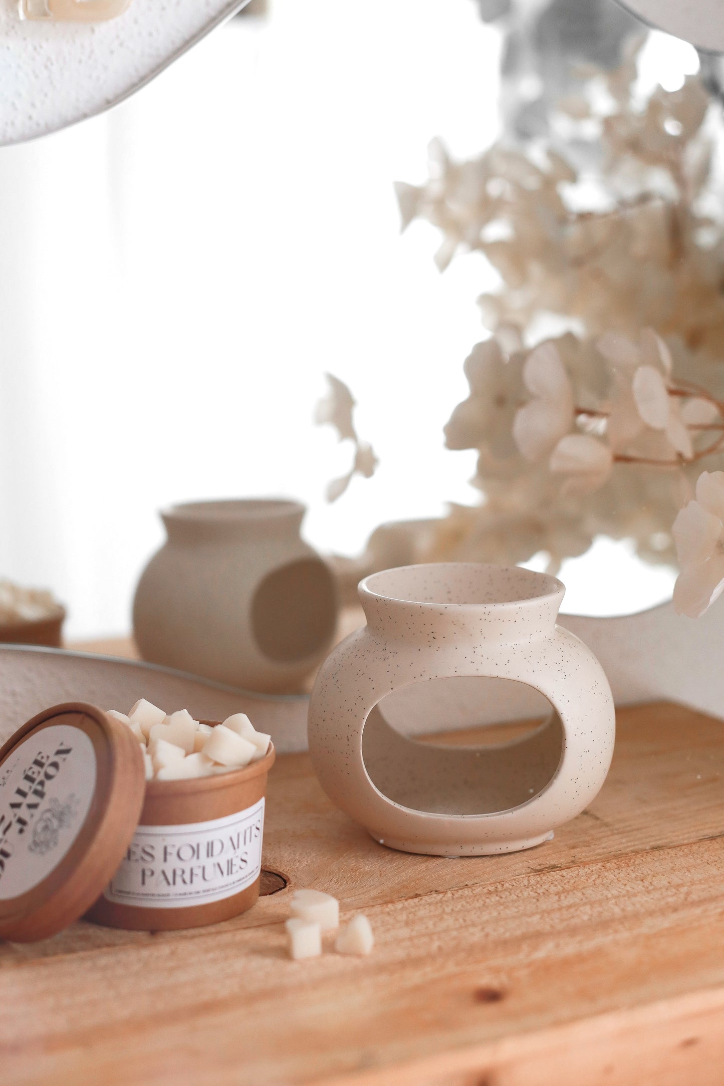 Brûle-parfum moucheté « HARMONIE »