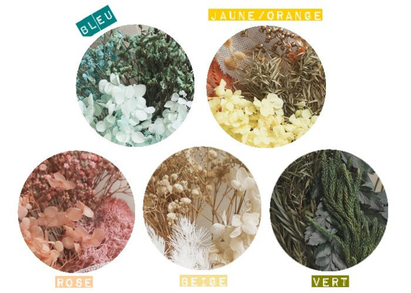 Bougie décorative « arc-en-fleurs » - 5 lettres en bois