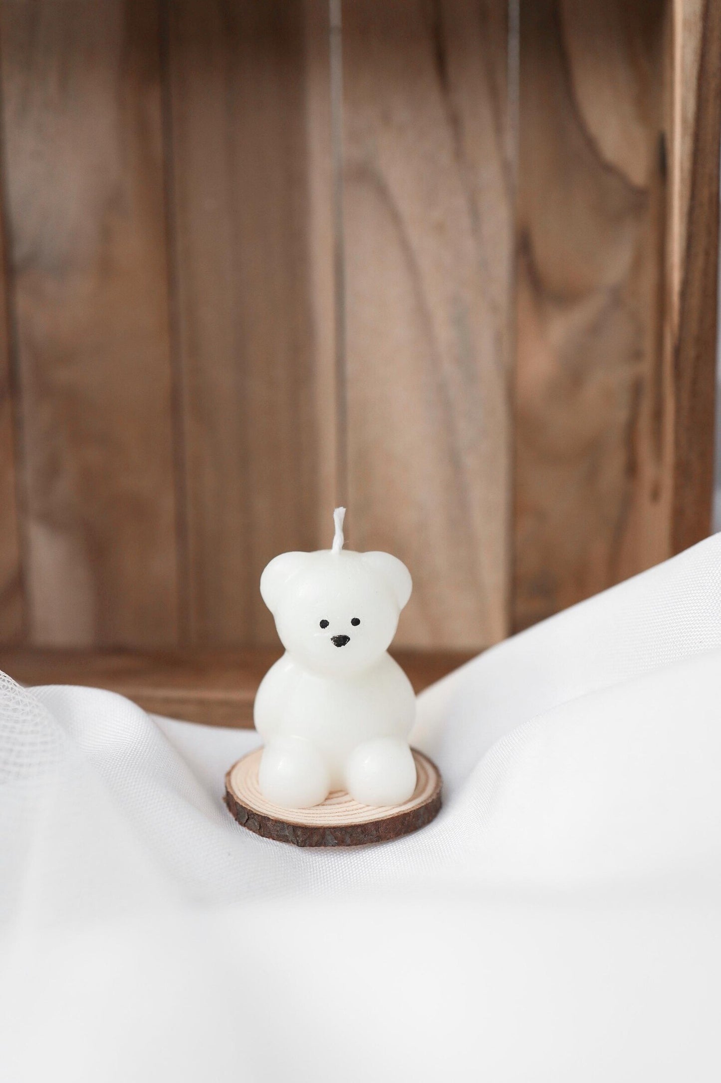 Mini bougie ourson personnalisable