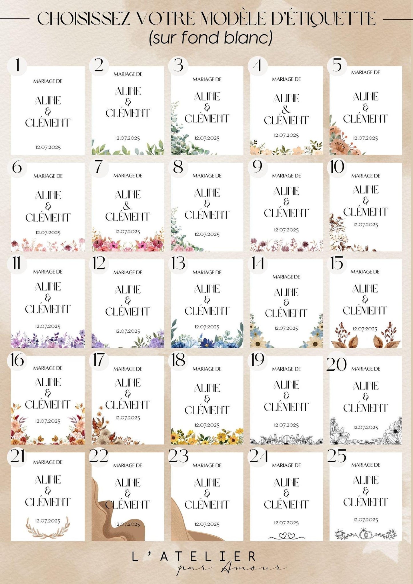 Mini bougie bubble personnalisable