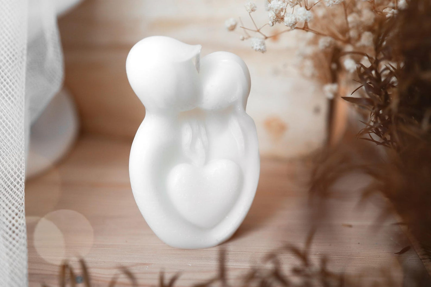 Bougie décorative "amour"