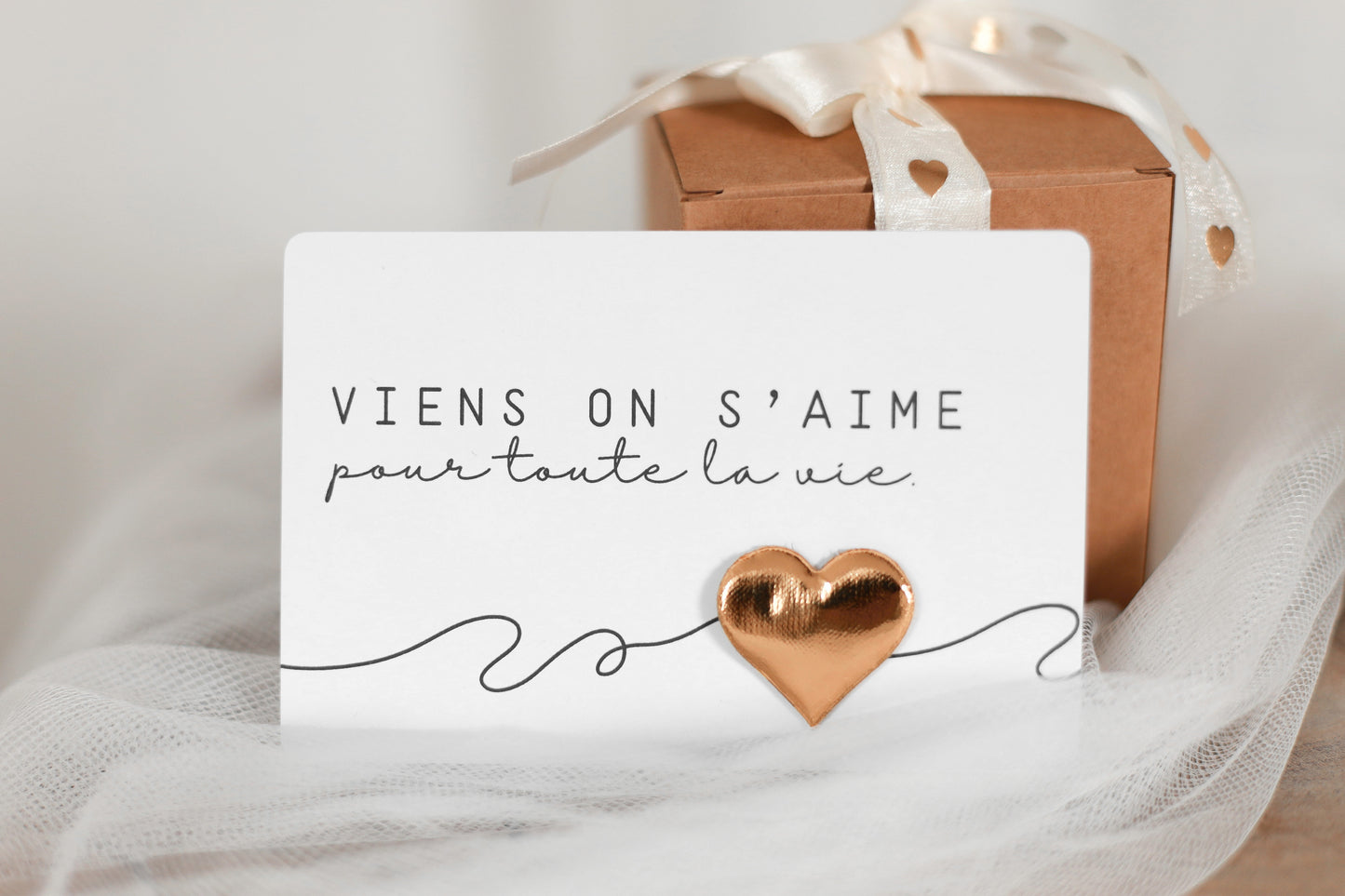 Bougie "JE T'AIME, un point c'est tout"