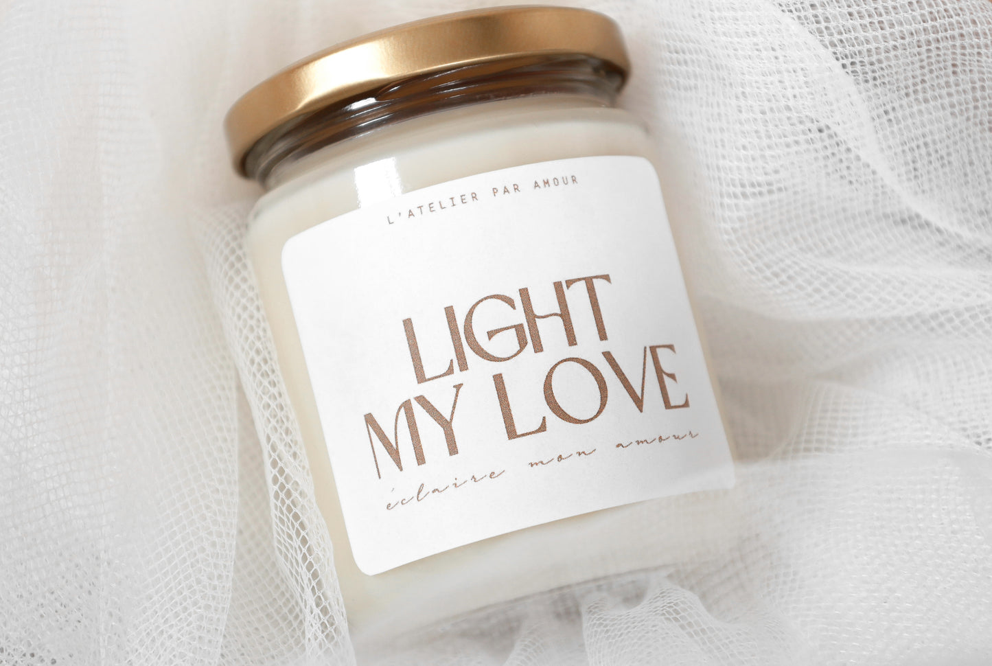 Bougie "Light my Love"