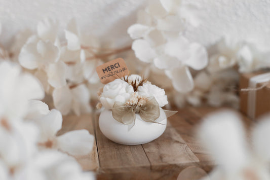 PRÉCOMMANDE - Mini bouquet éternel (fondants parfumés) "MERCI MAÎTRESSE"