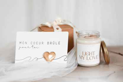 Bougie "Light my Love"