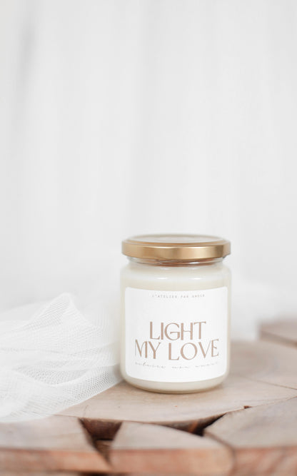 Bougie "Light my Love"