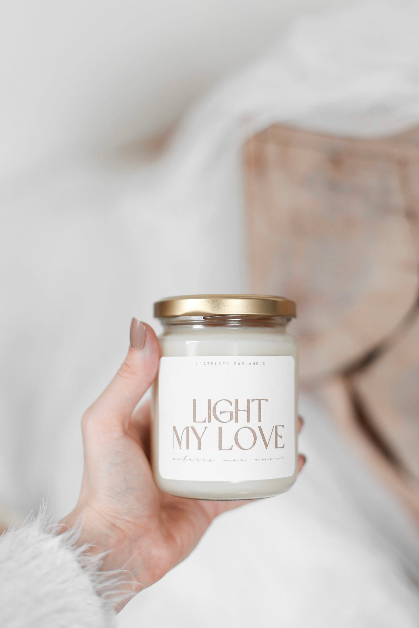 Bougie "Light my Love"